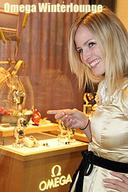 Omega Winterzauber: Winterlounge der Luxusuhrenmarke in der Maximilianstraße München am 05.11.2009  (Foto: MartiN Schmitz)